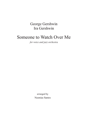 Book cover for Someone To Watch Over Me