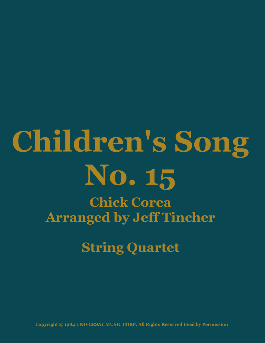 Children's Song No. 15 image number null