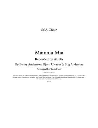 Book cover for Mamma Mia