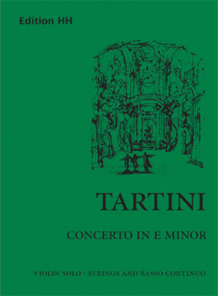Book cover for Concerto in E minor (D.55)