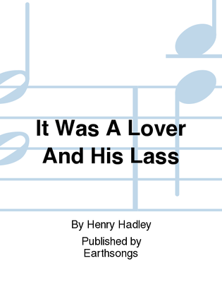 Book cover for it was a lover and his lass