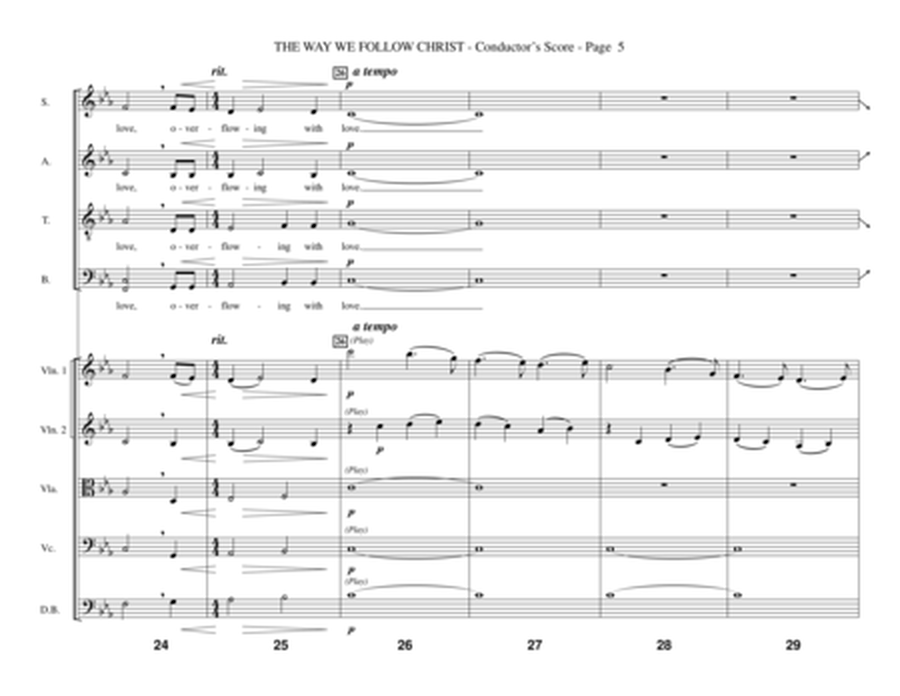 The Way We Follow Christ - Full Score