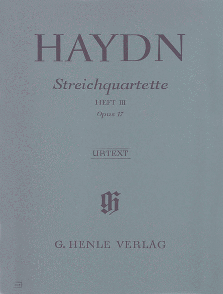 Joseph Haydn: String quartets op. 17, book III