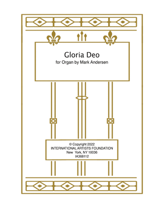 Gloria Deo for organ by Mark Andersen