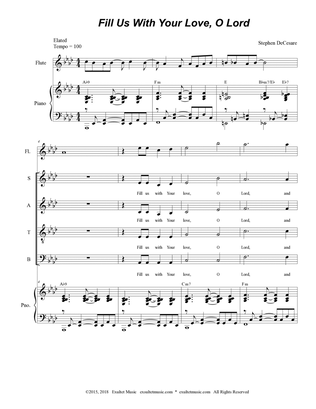 Fill Us With Your Love, O Lord (Solo with SATB)