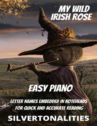 Book cover for My Wild Irish Rose for Easy Piano