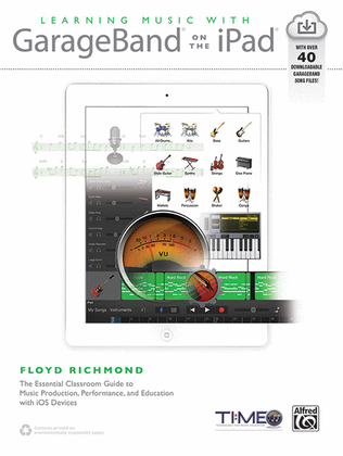 Book cover for Learning Music with GarageBand on the iPad