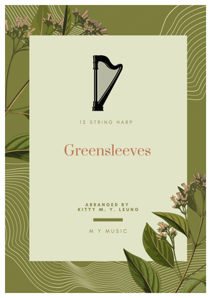 Book cover for Greensleeves - 12 String Harp