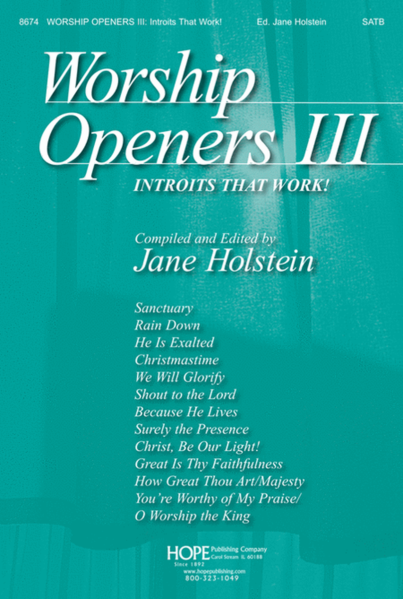 Worship Openers: Introits that Work!, Vol. 3 image number null