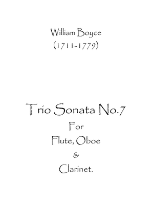 Book cover for Trio Sonata No.7