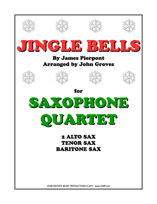 Jingle Bells - Saxophone Quartet