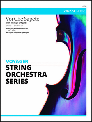 Book cover for Voi Che Sapete (from Marriage Of Figaro) (Full Score)