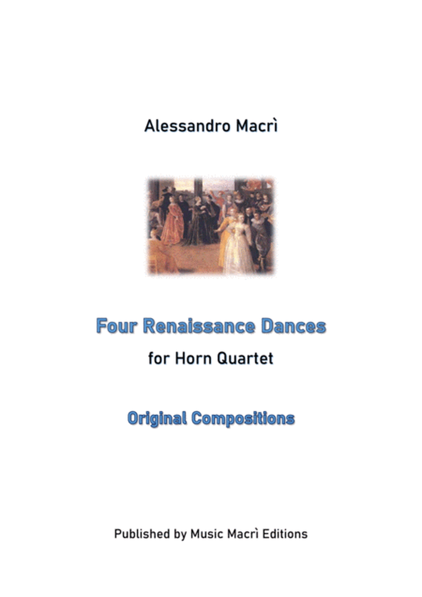 Four Renaissance Dances for Horn Quartet image number null
