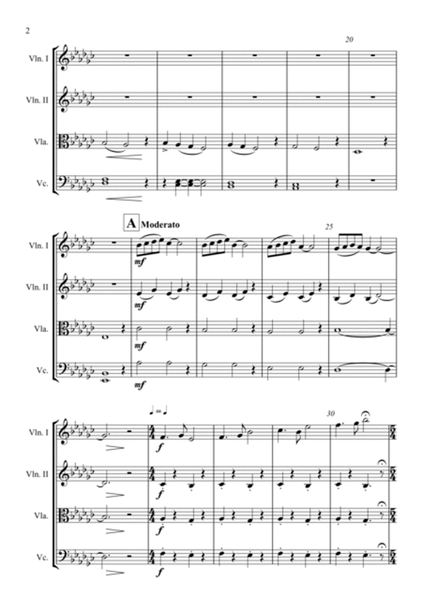 String Quartet No. 5 - A Sad Bunch - 1st movement image number null