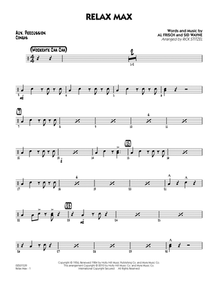 Book cover for Relax Max (arr. Rick Stitzel) - Aux Percussion
