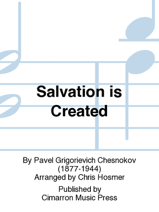 Book cover for Salvation is Created