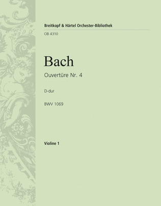 Overture (Suite) No. 4 in D major BWV 1069