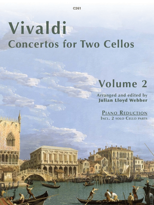 Book cover for Concertos for Two Cellos Volume 2