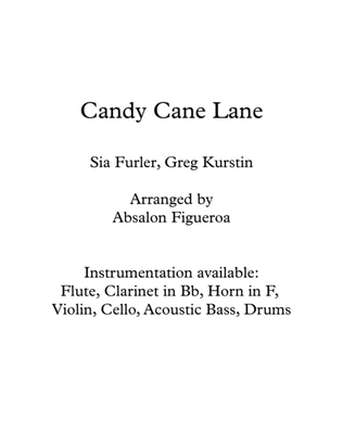 Book cover for Candy Cane Lane