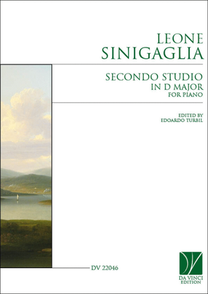 Book cover for Secondo Studio in D major, for Piano