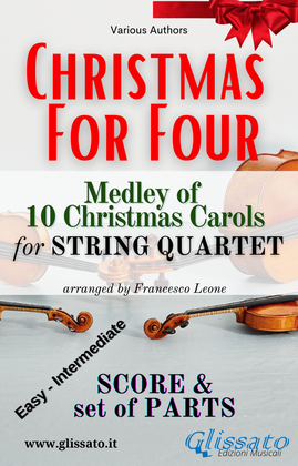 Book cover for Christmas For Four - Medley for String Quartet (score & parts)