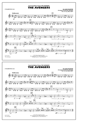 Book cover for The Avengers - Eb Baritone Sax