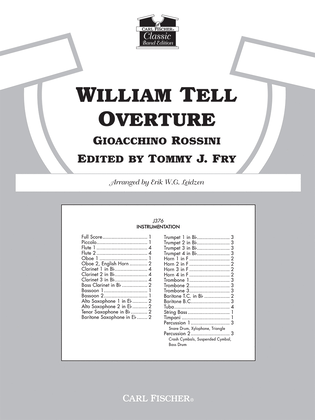Book cover for William Tell Overture