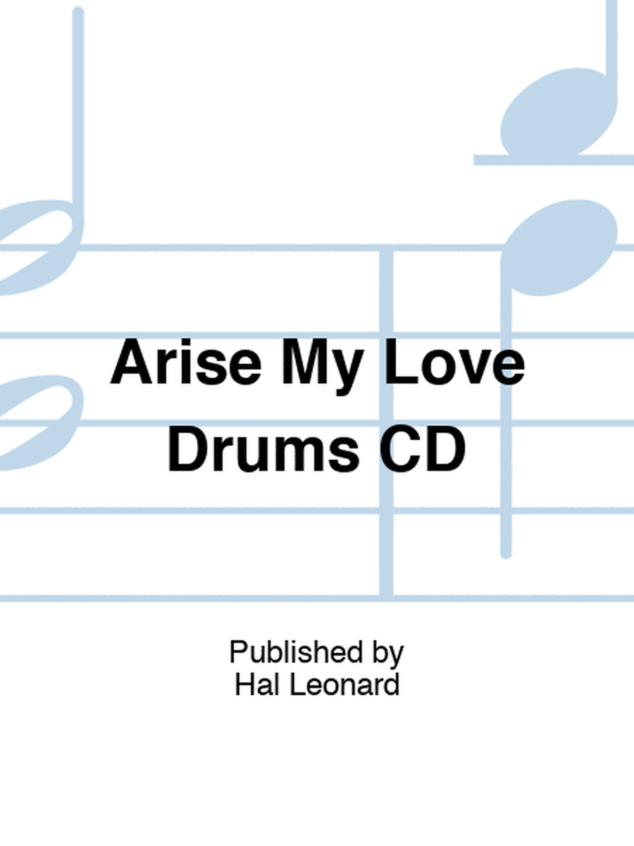 Arise My Love Drums CD