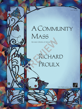 Book cover for A Community Mass - Full Score