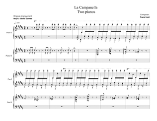 The campanella for two pianos