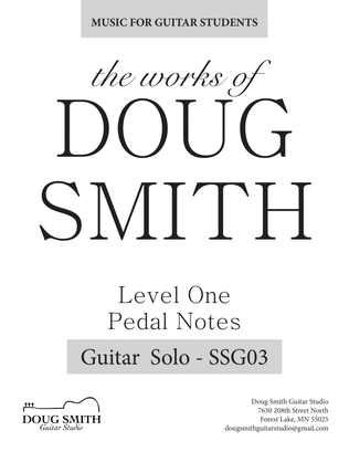 Book cover for Pedal Notes