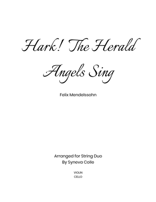 Hark! The Herald Angels Sing