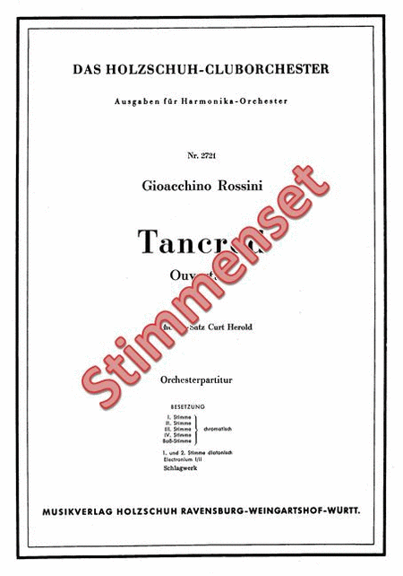 Tancred Ouvertüre