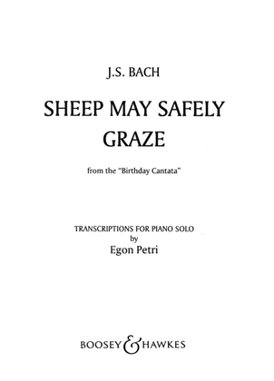 Book cover for Sheep May Safely Graze