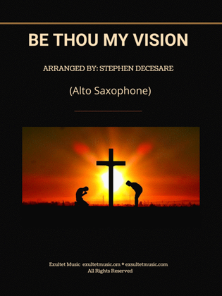 Book cover for Be Thou My Vision (Alto Saxophone and Piano)