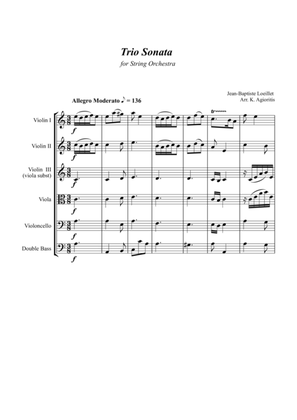 Book cover for Trio Sonata Op. 2 No. 8 4th Movement - for String Orchestra