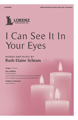 Book cover for I Can See It In Your Eyes