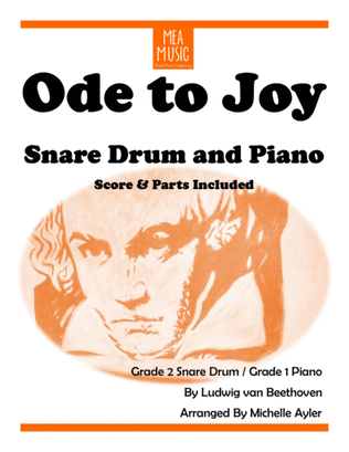 Book cover for Ode to Joy (Snare Drum)