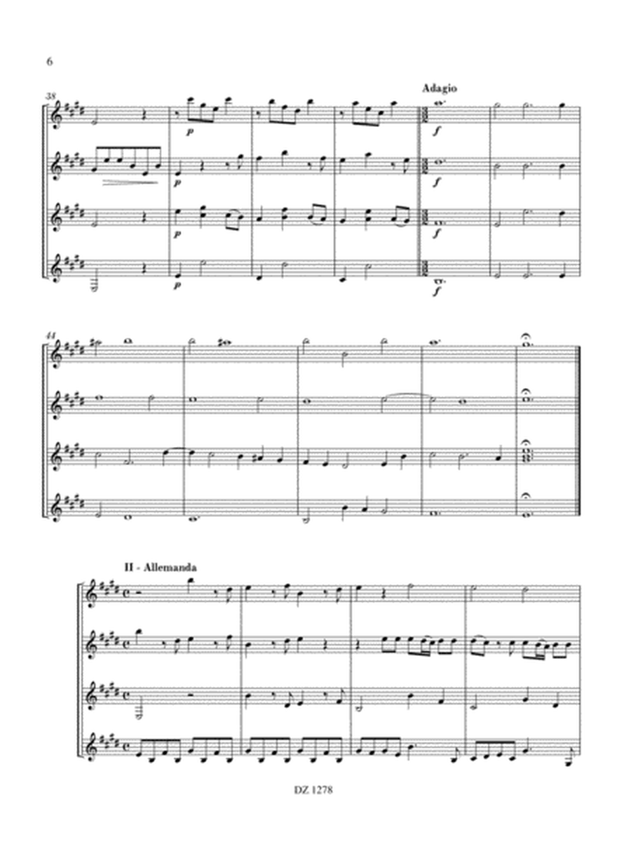 Sonata in E major, opus 1, no. 4