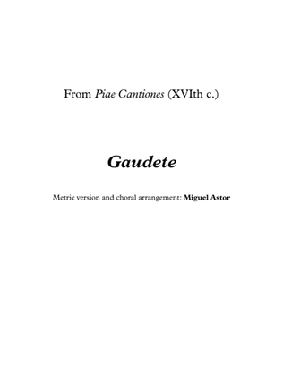 Book cover for Gaudete