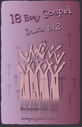 Book cover for 18 Easy Gospel Duets Vol.2 for Soprano Saxophone