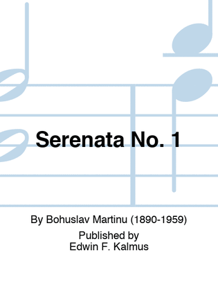 Book cover for Serenade No. I, H. 217