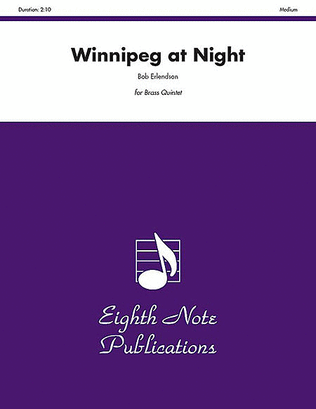 Book cover for Winnipeg at Night