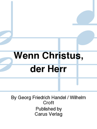 Book cover for Wenn Christus, der Herr