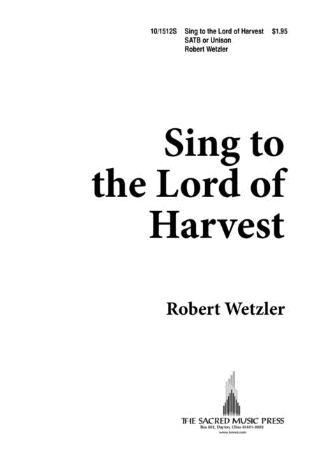 Sing to the Lord of Harvest