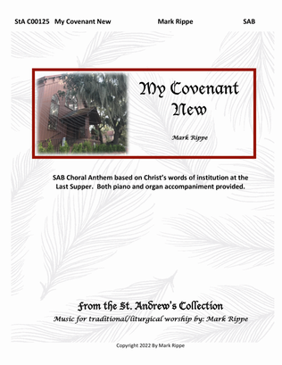 Book cover for My Covenant New (StA C00125)