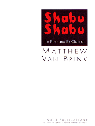 Book cover for Shabu Shabu - flute and clarinet