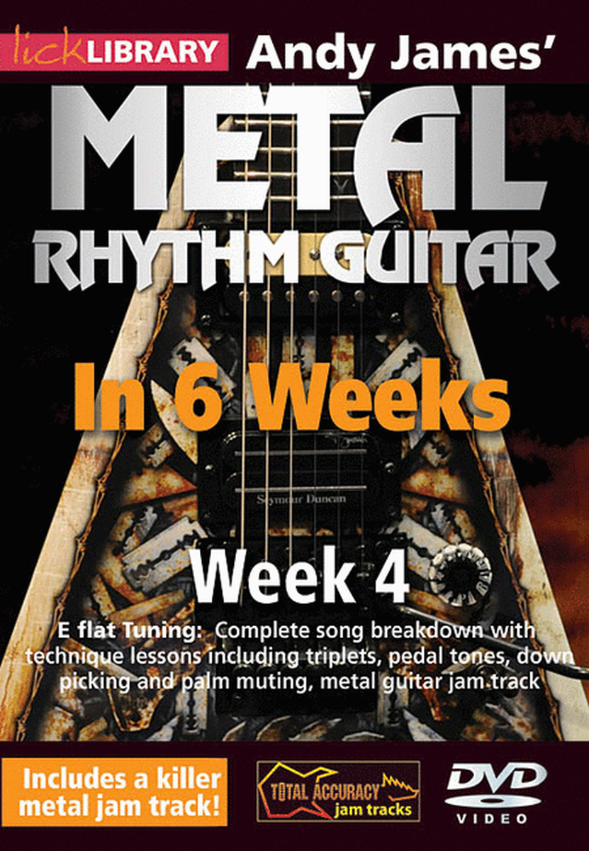 Andy James' Metal Rhythm Guitar in 6 Weeks