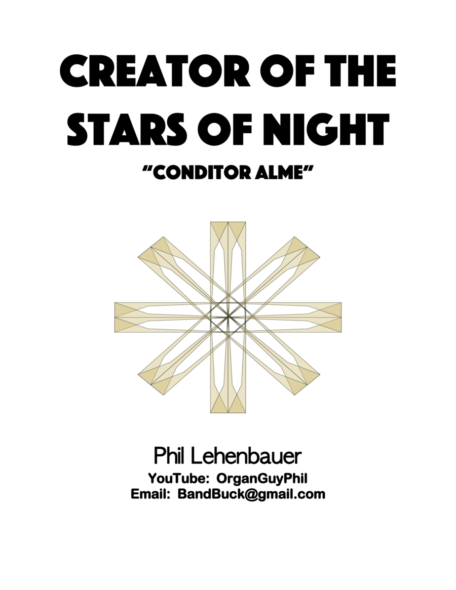 Creator of the Stars of Night (Conditor Alme) organ work, by Phil Lehenbauer image number null