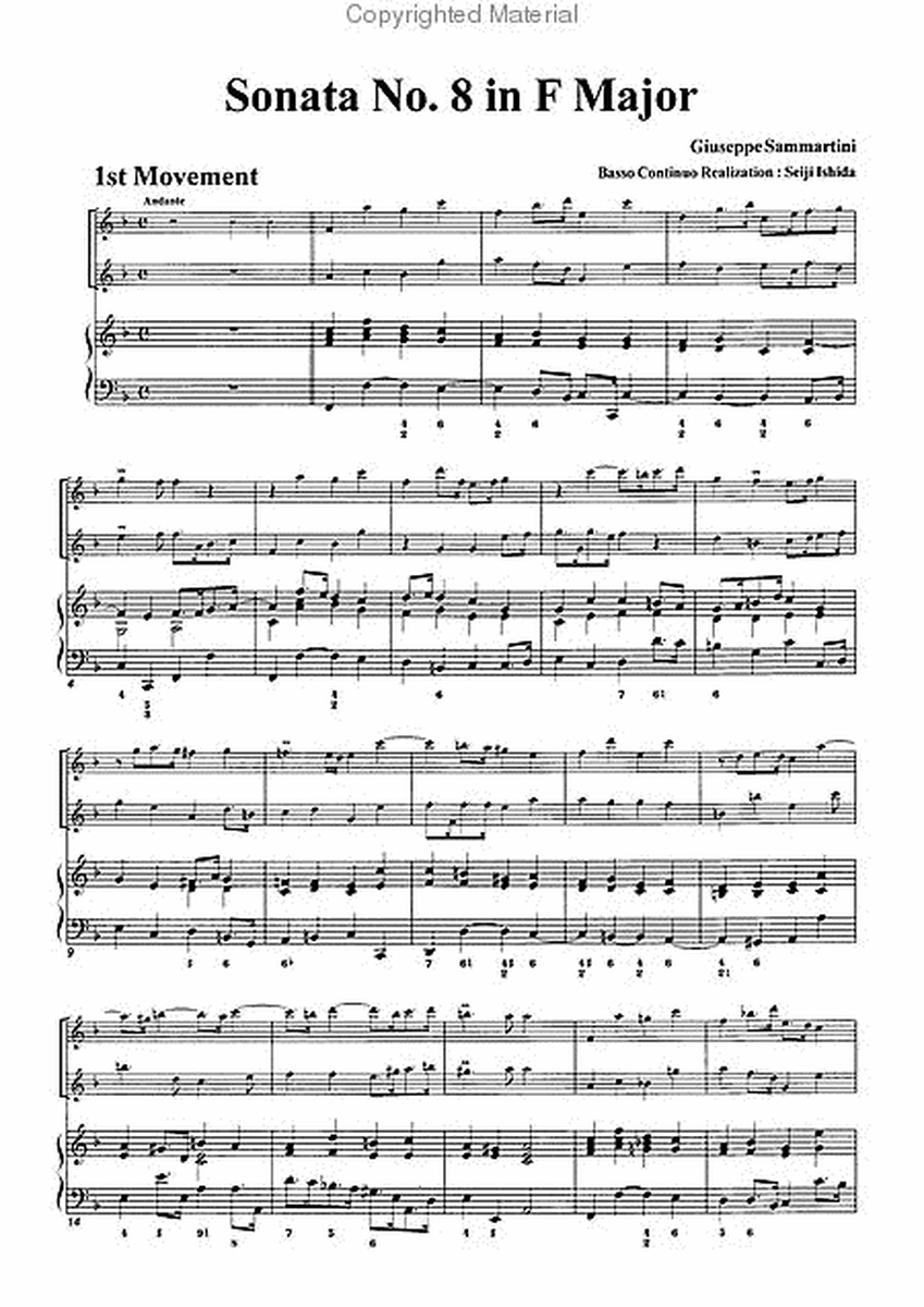 Sonata No. 8 in F Major